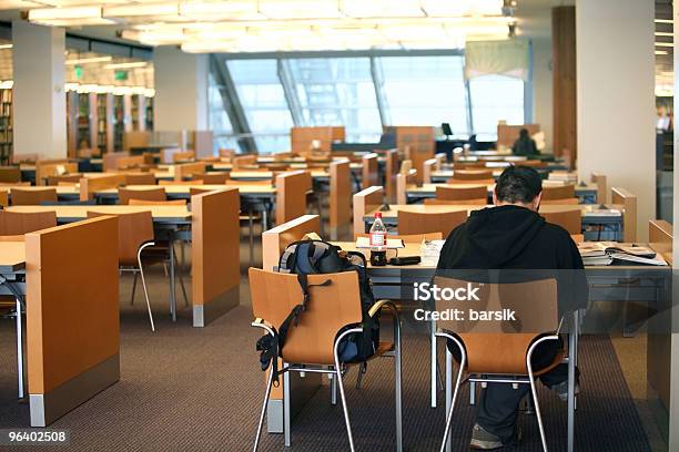 Boy In The Library Stock Photo - Download Image Now - Adult, Aspirations, Book