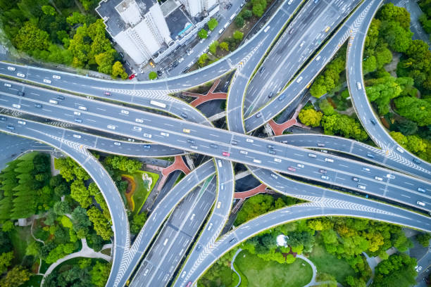 istock aerial view of city overpass 964031630