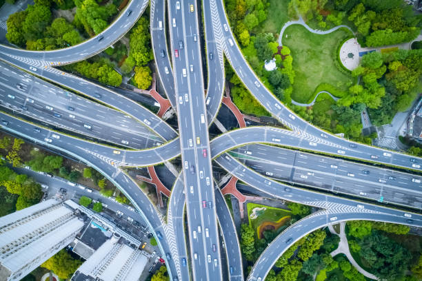 istock aerial view of city overpass 964031664