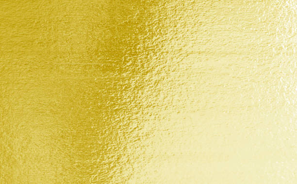 istock Shiny yellow leaf gold foil texture 964034106