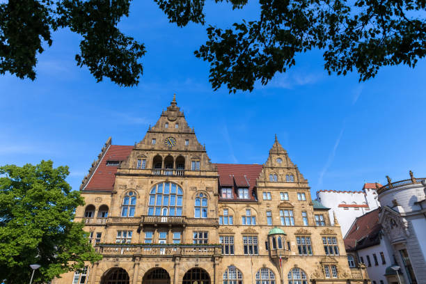 old town hall bielefeld germany old town hall bielefeld germany detmold stock pictures, royalty-free photos & images