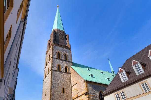 a church in bielefeld germany a church in bielefeld germany detmold stock pictures, royalty-free photos & images