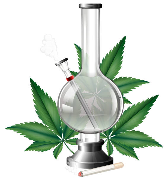 A Vector of Bong A Vector of Bong illustration bong stock illustrations