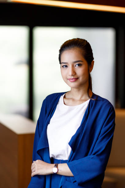 istock Asian Woman In Modern Office 964048102