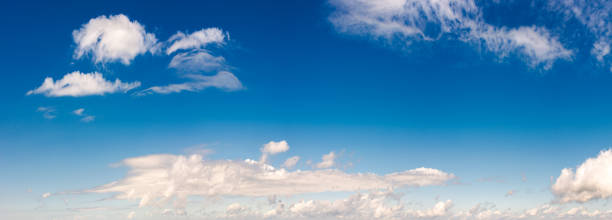 istock panorama of beautiful cloudscape on a blue sky 964053168