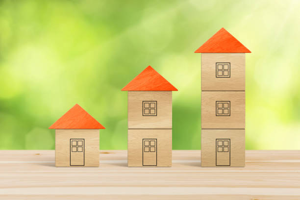 istock Wood block houses 964053714