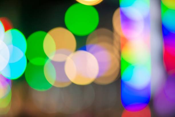 istock Bokeh from the lamp at night. 964053740