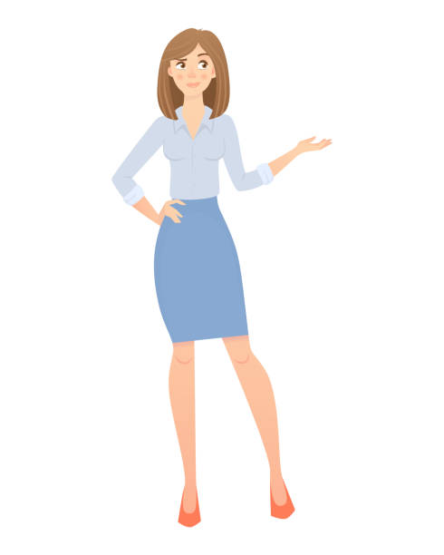 Business Woman Isolated Beautiful Woman In Business Clothes Vector  Illustration Stock Illustration - Download Image Now - iStock