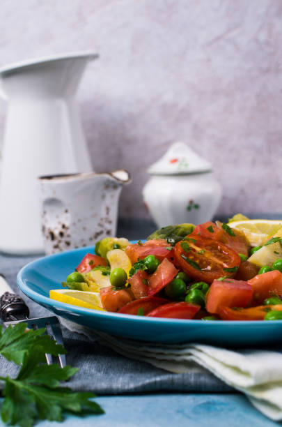 istock Salad with raw slices of vegetables 964062616