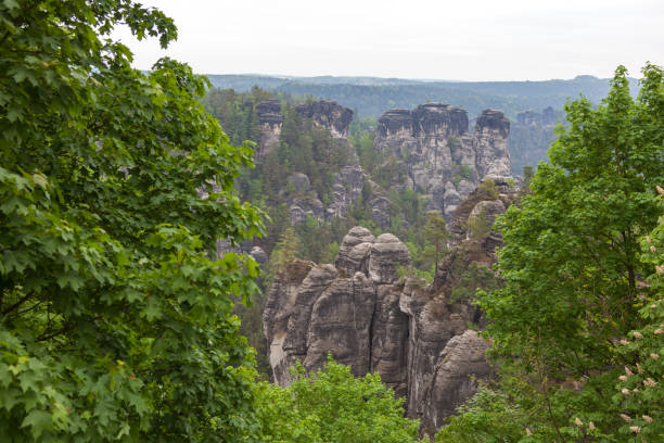 Saxon Switzerland National Park. Germany stock photo