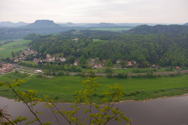 Saxon Switzerland National Park. Germany stock photo