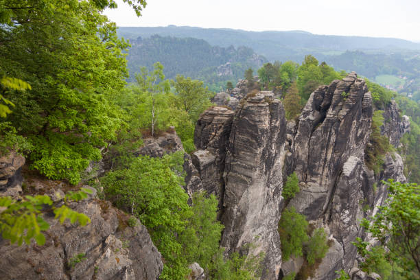 Saxon Switzerland National Park. Germany stock photo