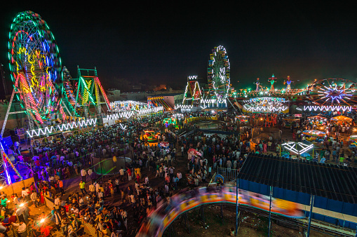 Feria de Dussehra, India photo