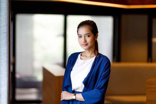 istock Asian Woman In Modern Office 964079468