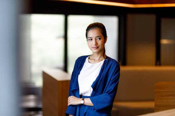 istock Asian Woman In Modern Office 964079474