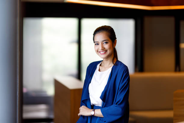 istock Asian Woman In Modern Office 964079484
