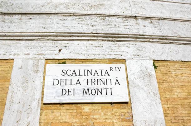 istock Sign in Spain square - Rome Italy 964079830