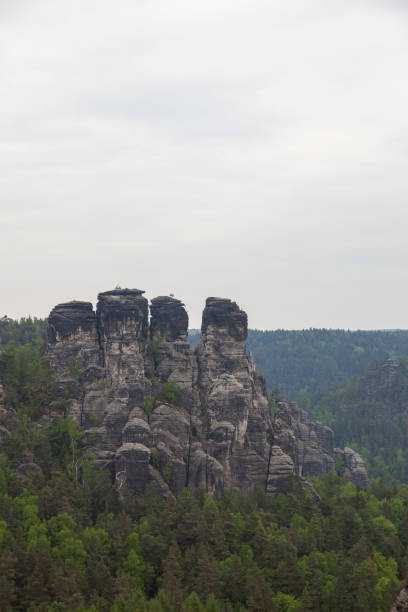 Saxon Switzerland National Park. Germany stock photo