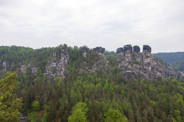 Saxon Switzerland National Park. Germany stock photo