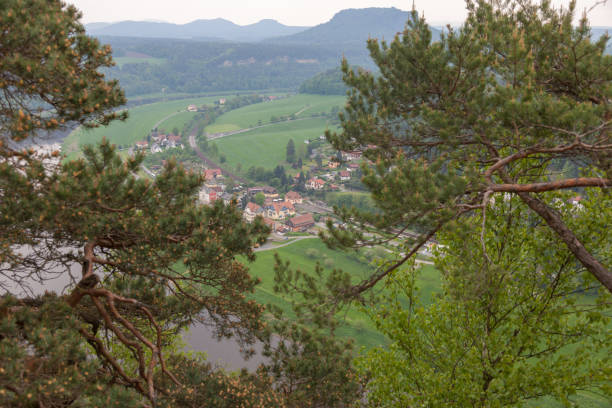 Saxon Switzerland National Park. Germany stock photo