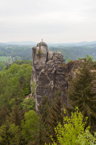 Saxon Switzerland National Park. Germany stock photo