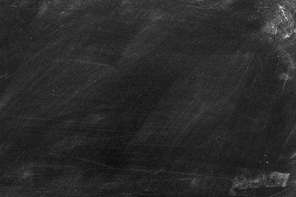 Old blank dirty chalkboard . Empty Chalkboard Background with writing space. blackboard stock pictures, royalty-free photos & images