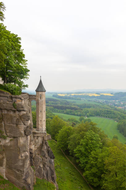 Fortress Konigstein. Mountain fortress in Saxon Switzerland. Germany