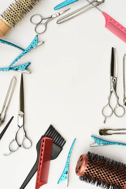 istock Set of professional hairdresser tools 964127624