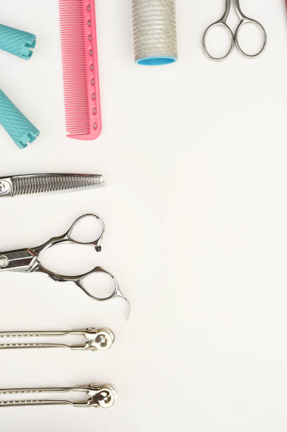 istock Set of professional hairdresser tools 964128984