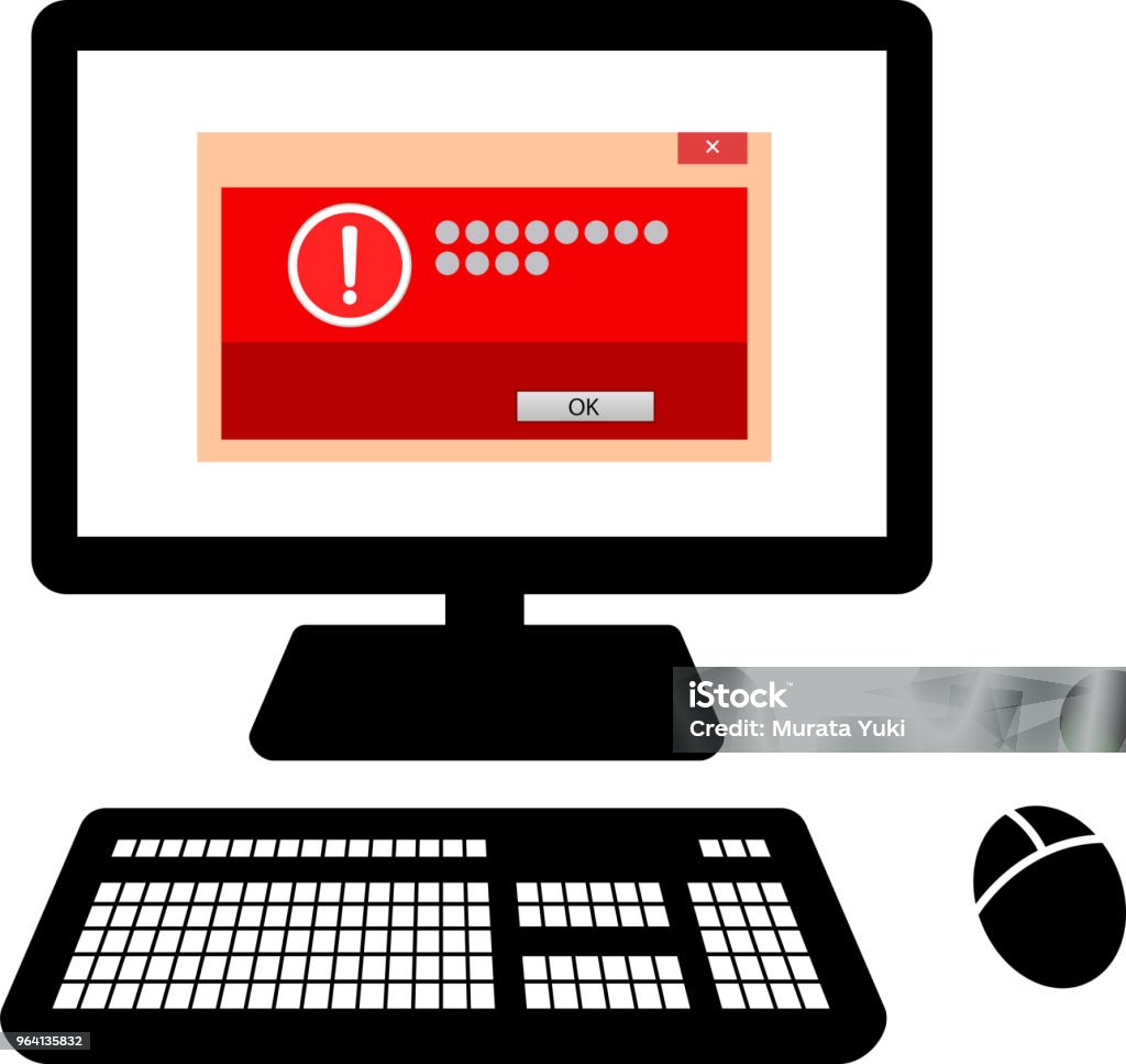Free Computer Rror Image Desktop Pc Error Illustration Stock Illustration - Download Image Now ...