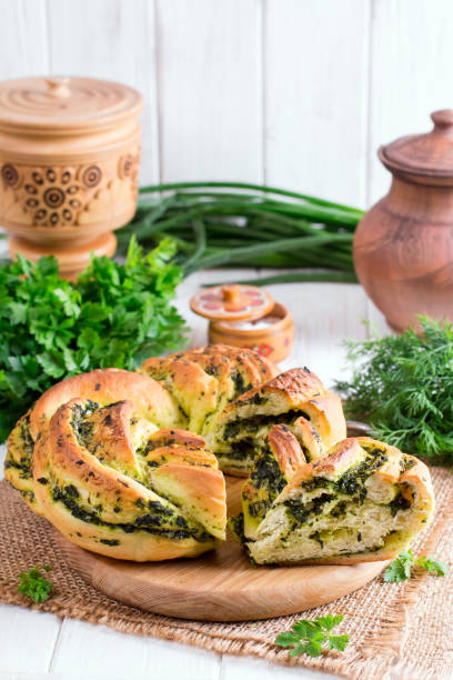 istock Yeast bun with garlic and herbs 964135910