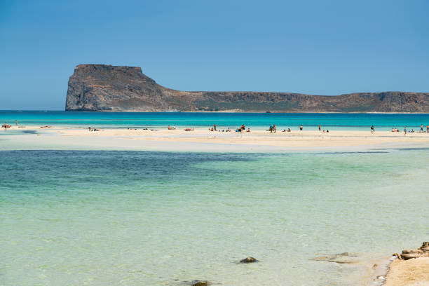 istock Tourists on Vacations on Greek Beaches and Islands - Balos Beach 964136992