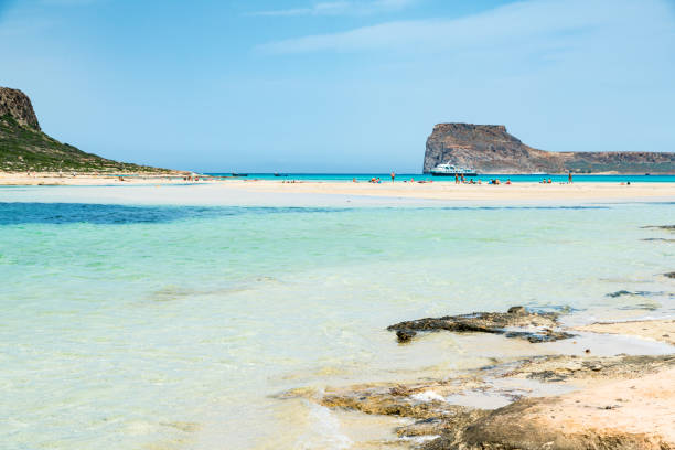 istock Tourists on Vacations on Greek Beaches and Islands - Balos Beach 964137628