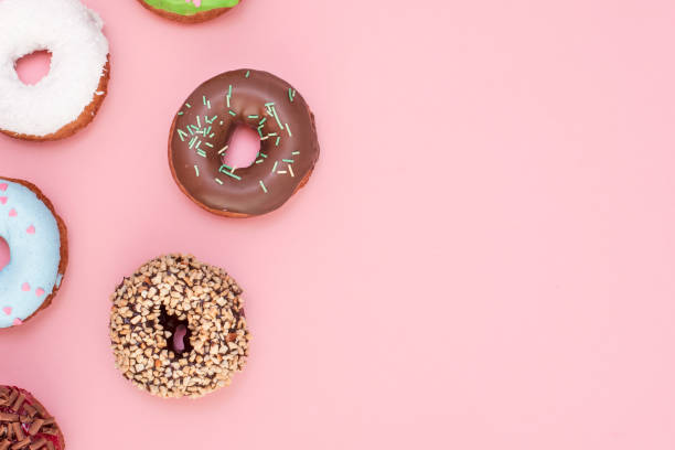 istock Set of donuts covered with glaze 964140242