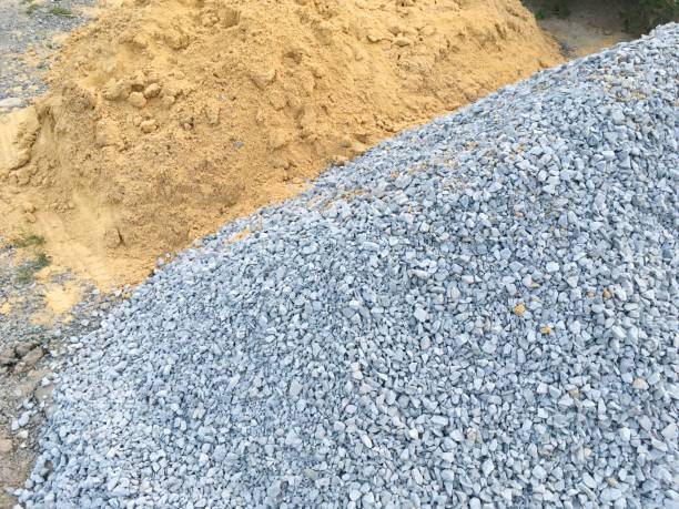 istock sand and stone in industry site 964143512