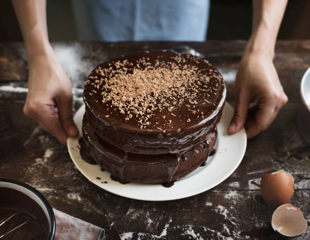 istock Chocolate cake food photography recipe idea 964143572