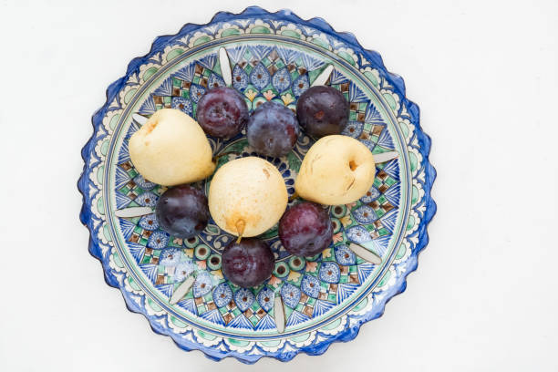 istock Pears and plums in an Uzbek bowl 964150650