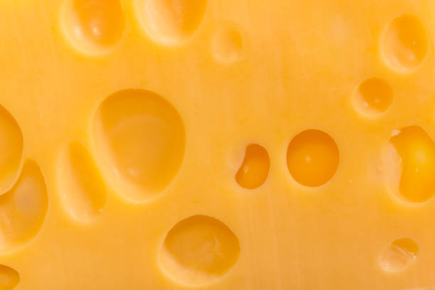 istock Texture of the Swiss cheese closeup 964156000