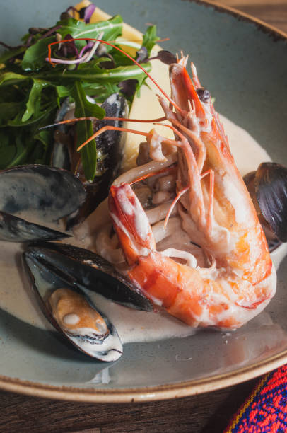 istock Ensalada de mariskos - seafood salad traditional peruvian plate 964163562