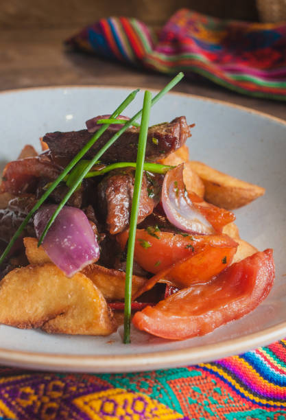 istock Lomo saltado peruvian food close up 964163618