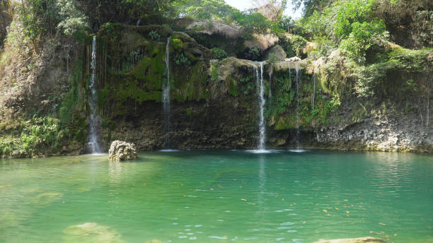 istock Beautiful tropical waterfall. Philippines, Luzon 964163770