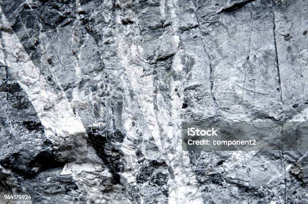 Granite Stone Texture Grunge Scratched Wall Background Rough Abstract Construction Concrete Stone Wall Mountain Rock Or Volcano Stone Cool And Chic Adventure Wallpaper Black And White Color Close Up Stock Photo - Download Image Now