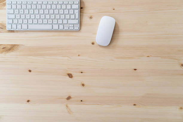 istock Knolling business desk view with laptop 964176606