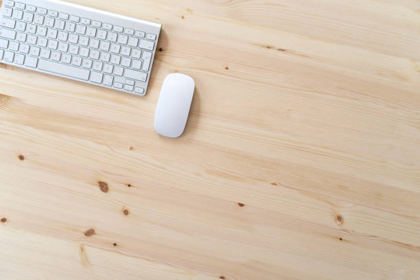 istock Knolling business desk view with laptop 964176754