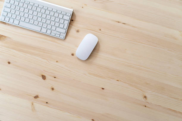 istock Knolling business desk view with laptop 964176786