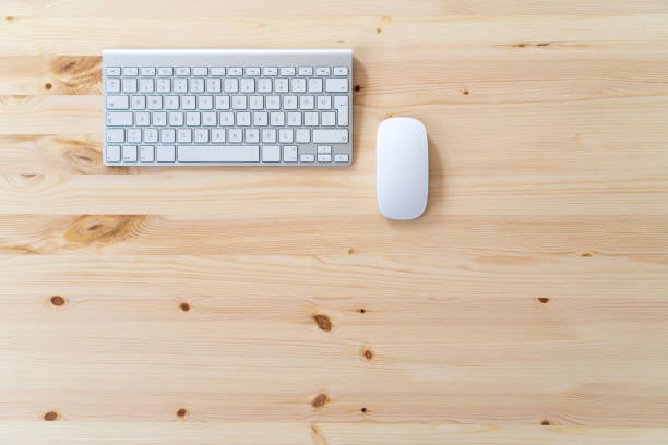 istock Knolling business desk view with laptop 964177160