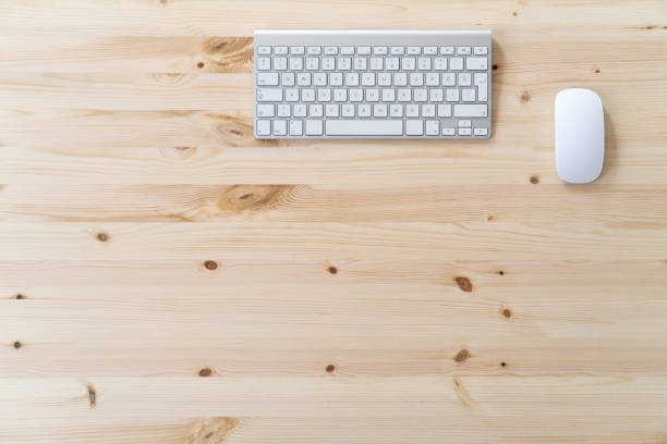 istock Knolling business desk view with laptop 964177190