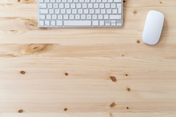 istock Knolling business desk view with laptop 964177206