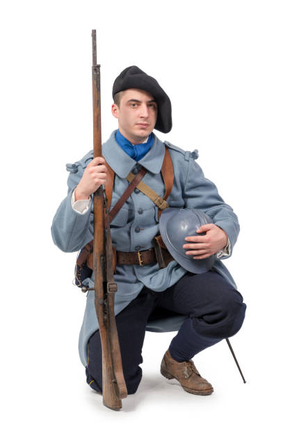 istock French soldier 1914 1918 isolated on a white background 964181082