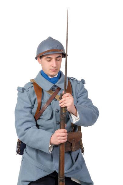 istock French soldier 1914 1918 isolated on a white background 964181148